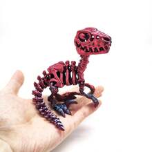 1个3D打印可活动关节和可张嘴的侏罗纪恐龙系列模型，缓解压力 - 彩色 - 查看 7