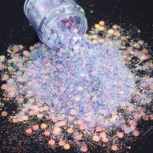 10ml Mermaid Chunky Glitter - Vibrant Hexagon Flakes, Suitable For Epoxy Resin Filling, Mixed Sizes, Shiny DIY Silicone Mold Filler, Applicable For Jewelry Making, Nail Art And Craft Projects