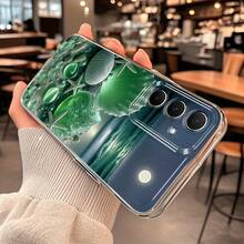 Adecuado para funda de teléfono  Galaxy Nueva A5 A3 A02 A34 A14 A32 A24 A12 A50 A54 A70 A73 A34 A55s NOTE 10F12 M10S TPU Estilo Espacial Transparente Impresión de Dibujos Animados Patrón de Mariposa Diseño Creativo Simple Funda Protectora de Teléfono Modelo 3276 - Multicolor - Ver 6
