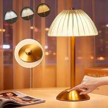 Vintage Crystal Dimmable LED Table Lamps, Geometric Desktop Lighting, Three-Color Dimmable USB Charging, Suitable For Bedroom Atmosphere, Living Room, Office, Reading And Relaxation, Indoor Bedside Ambient Light, Bedroom, Holiday And Sports Themes, Optional Single Pack - 04 - Xem 7