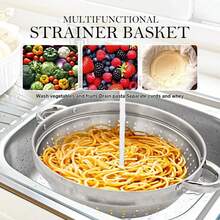 Handy Pan Set Non-Stick, Premium 4-Pc Set With 4.5-Quart Frying Pan, Steamer/Strainer Basket, Glass Lid & Silicone Spatula, Removable Handle, Oven , Toxin-Free, White BC51BF00 - 白色 - 查看 3