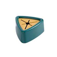1/3 piezas Ganchos adhesivos de toalla triangulares creativos, sin necesidad de perforar, adecuados para baño, cocina, almacenamiento de ropa, accesorios de baño, suministros de cocina - Verde - Ver 6