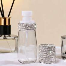 Luxury Rhinestone Travel Spray Bottle - Ultra Fine Mist, Portable, Refillable, Suitable For Perfume, Toner And Essential Oils - White - View 10