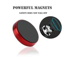 1pc Upgraded Mini Magnetic Car Phone Holder, Designed For Women. Universal Magnetic Mount Can Be Installed On Dashboard Or Air Vent, 360° Rotation For Hands-Free Use. Suitable For IPhone, Android Devices And All Mobile Phones, Provides Stable And Reliable Grip For Navigation, Calling And Video Watching. - Multicolor - View 5