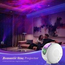 Đèn chiếu bầu trời sao 5V/2A, đèn ngủ LED xoay 360° hình dải ngân hà, 15 chế độ màu, chức năng hẹn giờ điều khiển từ xa, cấp nguồn USB, thích hợp trang trí trần phòng ngủ, phòng trẻ em, phòng người lớn, quà tặng Giáng sinh & Sinh nhật. - Stellar - Xem 3