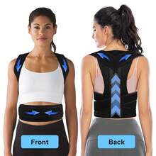 1pc Posture Corrector Backpack & Standing Orthopedic - Heavy-Duty Straightening Back Brace With Adjustable Straps, Sturdy Back Panel & Pelvic Stabilization For Posture Improvement, Lower Back, Scoliosis, Kyphosis, Lordosis - Ideal For Adults, Gym, Office, Travel - Easy To Use & Comfortable Fit, Back Posture Corrector For Men,