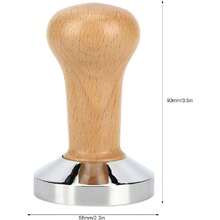 58mm Mango de café Mango de Polvo de café Mango de prensa Martillo de prensa Espresso Tamper Accesorios para máquina de café(2#),37494951 - Multicolor - Ver 2