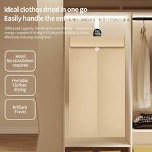 Portable Foldable Electric Clothes Dryer, Multi-Functional Smart Timed Warm Drying Machine