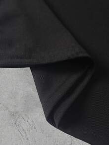 Áo thun ngắn tay cổ Henley kiểu dáng thường ngày dành cho nam chơi golf, áo polo. - màu đen - Xem 6