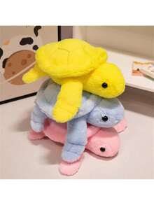 25厘米/35厘米彩色乌龟毛绒玩具，柔软舒适，是送给动物爱好者的理想礼物，多种款式可选，非常适合儿童房装饰，也是情人节、生日、母亲节、新年送给家人和朋友的绝佳礼物。 - 彩色 - 查看 3