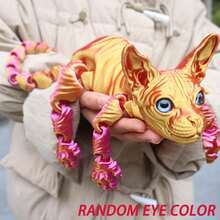 تمثال قطة ثلاثي الأبعاد ضخم بطول 50 سم/19.69 بوصة، مناسب للحديقة والغرفة، هدية عيد ميلاد مثالية، سلسلة ملونة، ديكور الحفلات، هدية العطلات، هدية مثالية لعشاق القطط - متعدد الألوان - مشاهدة 7