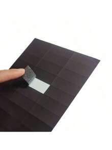 Bộ 30/60/90 miếng dán từ tính nhỏ, đa chức năng, thích hợp dùng cho bảng đen, tủ lạnh, đánh dấu sách, trang trí xe hơi, trang trí lớp học, chống nước, từ tính mềm, tự dính, không cần cắt. - màu đen - Xem 8
