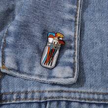 Colorful Paint Brushes Enamel Pin - Artist'S Lapel Badge Brooch For Clothing, Backpacks & Jeans - Durable Alloy With Vibrant Colors & Detailed Design - Perfect Gift For Art Enthusiast - 多色 3 - 查看 8