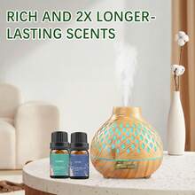 Set de Aceites Esenciales, 6 X 10ml Perfecto para Máquinas de Aromaterapia, Difusores y Elaboración de Velas. Incluye Aromas de Rosa, Jazmín, Limón, Lirio, Océano y Flor de Cerezo. El regalo perfecto para amigos, seres queridos y familiares. - Múltiples aromas - Ver 3