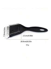1pc Multi-Functional Stainless Steel Grill Brush, BBQ Cleaning Brush, Grill Tools, Suitable For Halloween, Christmas Party, Outdoor Camping - Multicolor - View 10