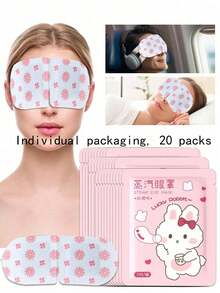 5/10/20/30/50pcs Pack Pink Rose Scented Steam Eye Mask, Moisturizes Eye Area, Relieves Fatigue, Relaxes Mind & Body, Suitable For Those Who Use Computers, Phones & Other Electronics For Long Hours, Students, Office Workers, Business Travelers, Night Owls. Ideal Valentine's Day, Birthday Gift For Boyfriend/Girlfriend - Pink - View 18