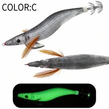 12g 14g 19g Jig de Calamar Flotante Eging Pescañuelo de Calamarñuelo de Pesca Cebo Artificial para Pesca Gancho de Calamar Pulpo Calamar - Una pieza Color R - Ver 11