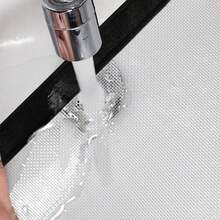 Disponible en múltiples tamaños, antimosquitos, transpirable, malla de ventana autoadhesiva fácil de instalar, repelente de mosquitos de verano, alta transparencia, adecuado para dormitorio, sala de estar - Negro - Ver 8