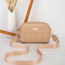 New Women's Embroidered Shoulder Bag, Fashion Crossbody Bag For Daily Use, Can Hold Phone And Cosmetics - Apricot - View 6