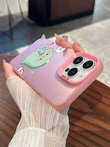 Cute dinosaur holding a present with hearts and rainbow. This stylish phone case is compatible with 17,16, 15, 14 Pro Max, 13, 12, 11, XR, and XS Plus models. Made of TPU silicone, it offers shock and drop protection and a superior feel. It's an ideal gift for family, friends, and loved ones, and a perfect choice for new years,phone case, case, 17 pro case, 17 pro max case,phone cases, 16 case, 17 case, 15 case, 17 pro max,phone case  15 - Rosa - Ver 6