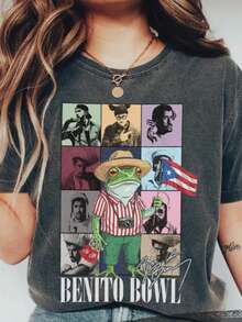 Benito Bowl Puerto Rico Football - Bad Bu.Nny Bowl Shirt - 黑色 - 查看 1