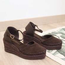 Women Platforms & Wedge Sandals - Coffee - View 1