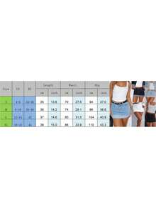 Denim Shorts For Women Distressed Jean Shorts Ripped Summer Hot Short - White - View 5