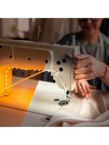 1PC Sewing Machine Special LED Strip Light Warm Light/ White Light Self-Adhesive Cuttable USB Powered For Sewing Machine Cabinet Table - Sewing Machine Light Strip - View 7