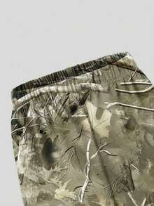 两件套女童迷彩裤和字母印花长袖上衣套装 - 白色 - 查看 6