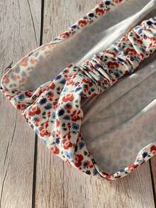 1条女士新款波西米亚印花发带，简约百搭瑜伽吸汗带，弹性宽头带吸汗头巾。适合户外运动、瑜伽、健身、海滩度假等场合，女士发饰发带 - 彩色 - 查看 12