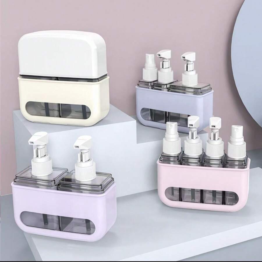 1件套旅行装喷雾瓶，化妆水瓶，可重复灌装的洗漱用品容器，旅行便携装 - 彩色 - 查看 1