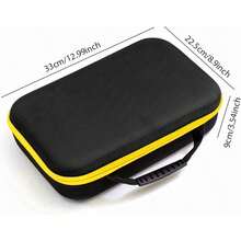 Bolsa de Almacenamiento de Herramientas Estuche Protector de EVA Duro para Taladro Eléctrico Cortador Eléctrico con Bolsillo de Malla Correa Elástica para Organización de - 1 - Ver 2