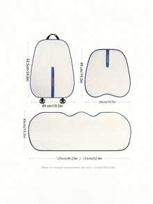 1pc Universal Car Seat Cover - All Season Use, Summer Cooling Pad, Breathable Seat Cushion, Ventilated - Multicolor - View 7