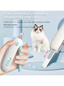 可调节开口宠物指甲钳/修剪器，适用于猫狗