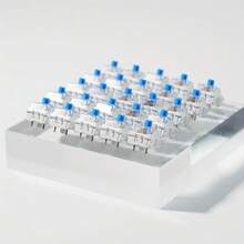 50个/100个实用型蓝/黑/红/茶轴机械键盘DIY热插拔十字轴芯-含拔键器 - 彩色 - 查看 4