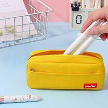 1pc Simple Large Capacity Stationery Bag,Pencil Case,Back To School - Same Style In Multiple Colors - View 15