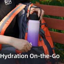 Insulated Water Bottles For Outdoor - 黑與白 - 查看 2