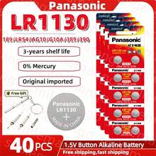 Panasonic 10-100节松下189 LR1130 AG10 SR1130 389 V10GA LR54 SR54碱性纽扣电池，适用于手表、计算器、玩具等。 - LR1130 Panasonic (GF) - 查看 12