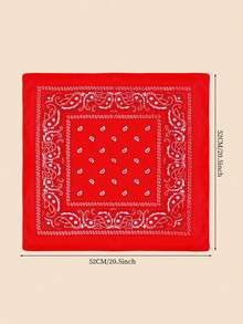 3套儿童西部牛仔服装，牛仔帽带和佩斯利花纹头巾派对礼服 - 3Sets禮帽+紅色方巾 - 查看 11