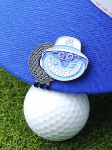 1/3 Chiếc Dụng Cụ Đánh Dấu Bóng Golf Kẹp Mũ Golf Hợp Kim Từ Tính Phụ Kiện Golf Gậy Golf, Nhiều Màu Sắc, Tư Thế Golf, Xe Golf - Nhiều màu - Xem 9