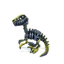 1个3D打印可活动关节和可张嘴的侏罗纪恐龙系列模型，缓解压力 - 彩色 - 查看 5