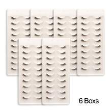 Waloshow 10对自然交叉猫眼假睫毛，拉长外眼角，放大双眼效果，适合日常、节日、度假、派对妆容，专业品质批发