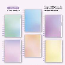 Iscool Smart Disc Notebook, 140 Sheets, Color Flakes, M+ G+ - G+ (20 x 27,5 cm) - Ver 5
