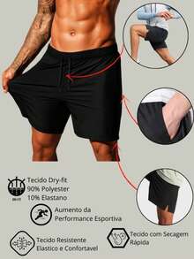 Men's Bermuda Shorts For Gym, Running, Beach, Pool, Sports Shorts, Summer, Loose Fit, Drawstring, Pocket, For Going Out, Night Out, Weekend, Casual, Holiday, Sports, Cycling, Daily Wear, Birthday, Formal And Evening, Halloween, Christmas, Valentine's Day, Pride Month, Father's Day, Carnival, Spring Picnic, New Year's, Spring Festival - 藍白色 - 查看 7