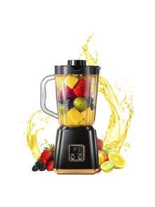 This USB Rechargeable Portable Blender Is Equipped With An LED Display And Ice Crushing Function, With A 1500mAh Battery Capacity. It Is Compact And Portable, Suitable For Making Milkshakes, Juices And Fresh Drinks. It Has A Detachable Design For Easy Cleaning, 36V Voltage, And Is An Ideal Kitchen Tool With A Transparent Cup Body.