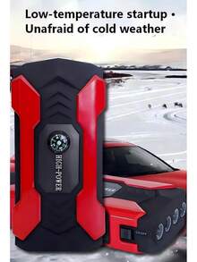 Portable Car Jump Starter, Car Jump Starter Booster, Emergency Jump Starter, With LED Flashlight - Car Battery Charger, Fast Charging, Emergency Start, Multi-Device Compatible For Cars, Motorcycles, Trucks, SUVs, Etc. - Multicolor - View 9