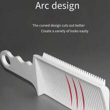 1pc Professional Anti-Fading Comb - Heat-Resistant Haircut Comb, Designed Specifically For Men's Crew Cut Hairstyle