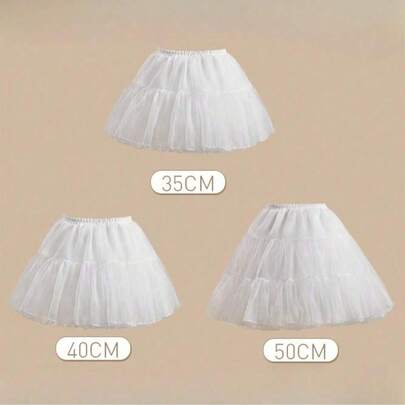 Women's 4-Layer Soft Tulle Tutu Skirt, Lolita Cosplay Accessory Valentine's Day Accessories