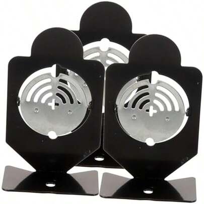 Yardwe Juego De Práctica De Tiro De Metal 3 Piezas Mini Objetivos Giratorios Juguete De Ejercicio Compacto para Juegos De Tiro Al Aire Libre