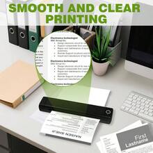 Sheets Thermal Printer Paper 8.5x 11 Inch, Advanced Thermal Printing, US Letter Size Thermal Paper Compatible Most Portable Printers - 100 Sheets - View 5